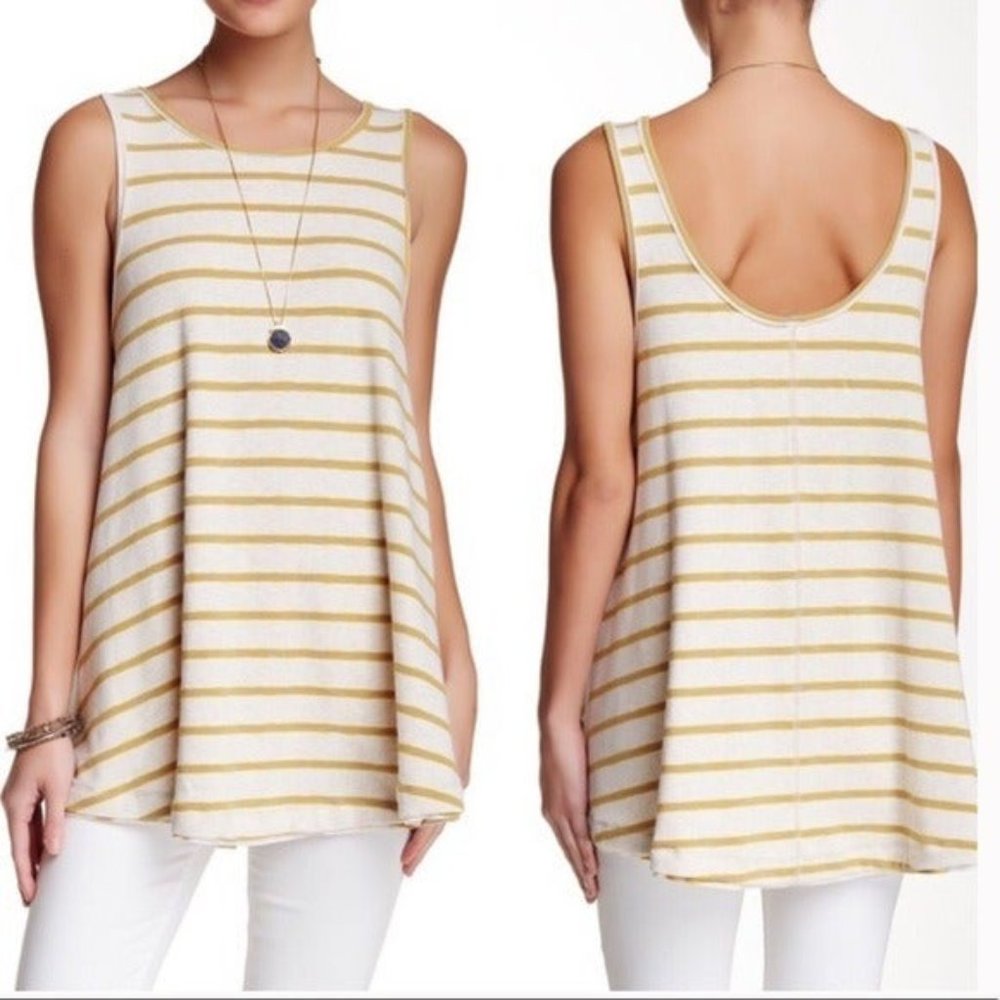 Free people garden stripe tunic/dress